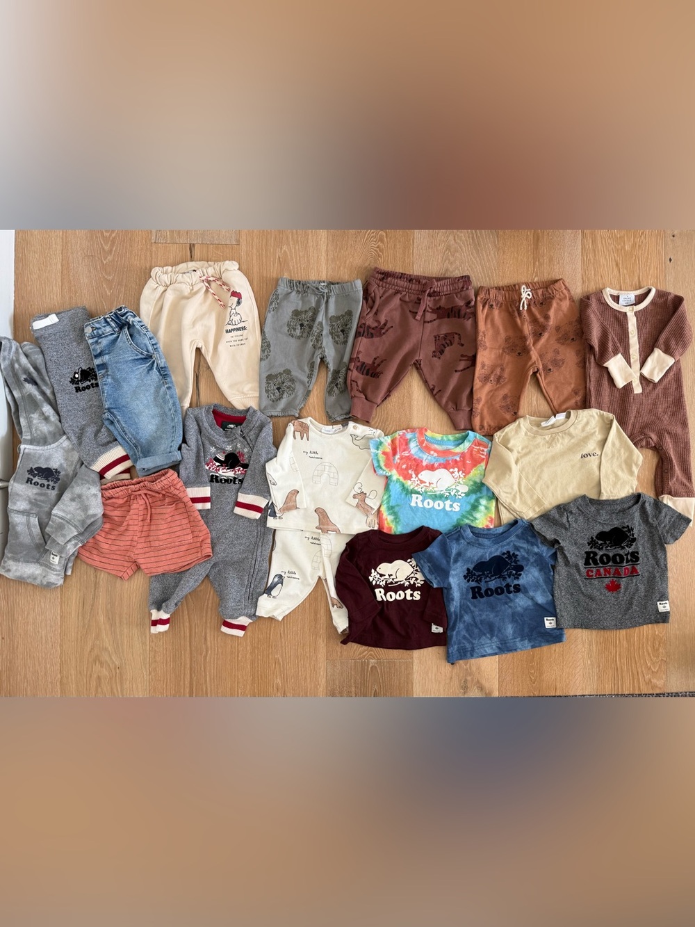Zara and Roots Baby Boy Clothing Bundle